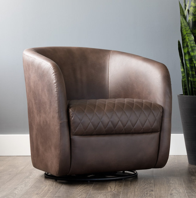 Wayfair swivel barrel online chair